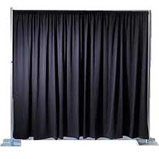 Drapery Room Dividers 8 Ft. Wall